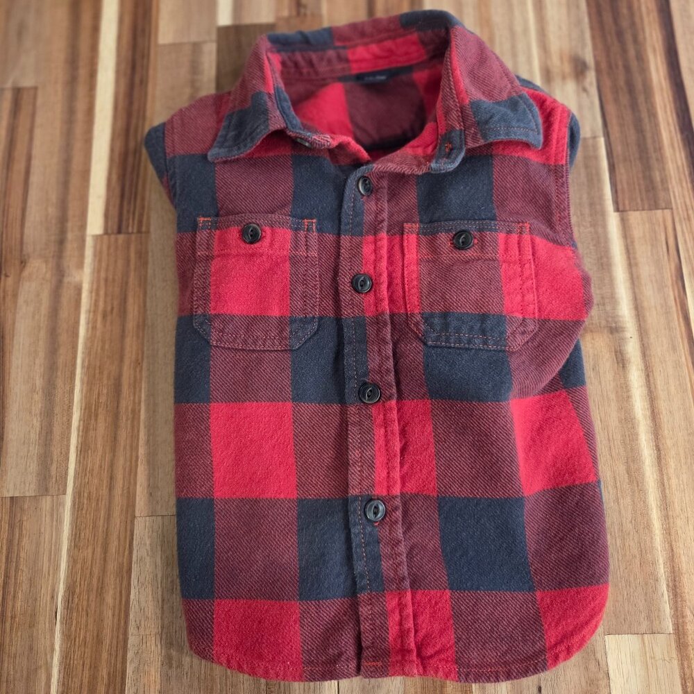 Gap Plaid Flannel Shirt: wore once for photos